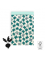 P43.175.017 Cadeauzakjes - Luck - Mint - 17 x 25 cm