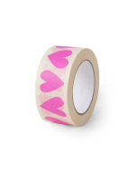 Paper Tape - Hearts - Pink