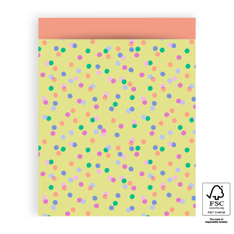 P43.232.027 Bags - Party Confetti Yellow - Salmon