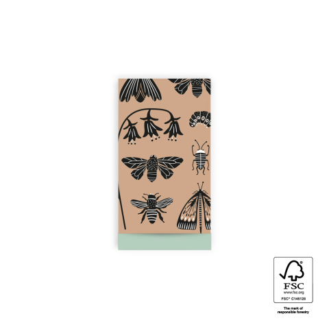 P43.273.007 Bags - Insects Taupe - Pistache