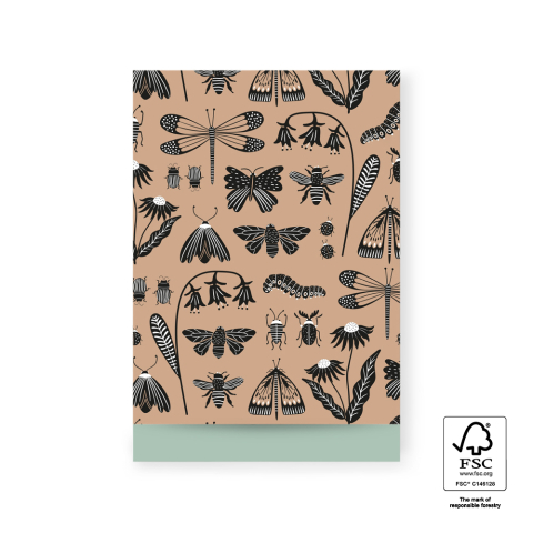 P43.273.017 Bags - Insects Taupe - Pistache