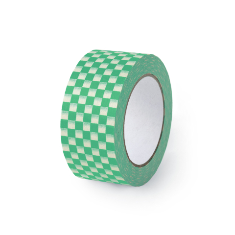 P63.047.050 Paper Tape - Check - Bright Green