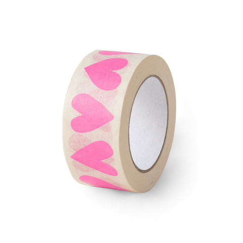 P63.051.050 Paper Tape - Hearts - Pink