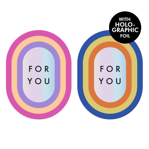 P74.348.250 Stickers Duo - For You Holographic