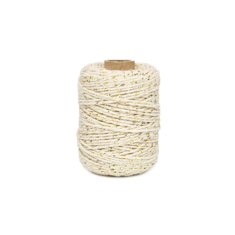 Twist Cord - Creme / Gold