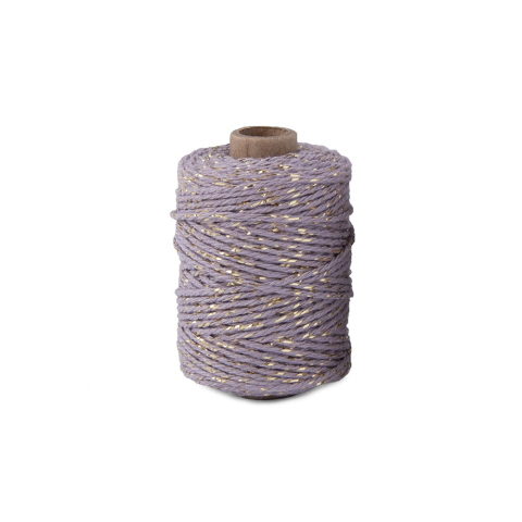 Twist Cord - Lavender / Gold