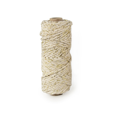 Twist Cord - Twist - Creme / Gold