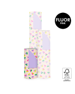 P15.237.030 Inpakpapier - Hearts Duo Beige - Lilac