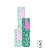 P15.270.050 Inpakpapier - Poppy Green - Pink