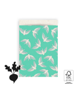 P43.162.017 Cadeauzakjes - Birds Mint - 17 x 25 cm