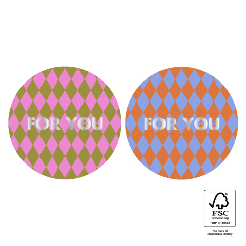 P74.376.250 Stickers Duo - For You Harlequin