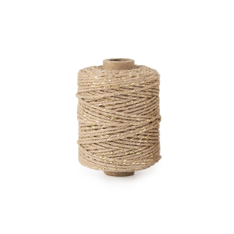 Twist Cord - Twist - Natural / Gold