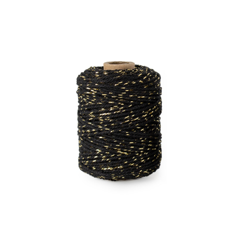 Twist Cord - Twist - Black / Gold