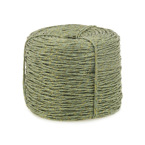 Paper - Twist Cord - Green/Gold