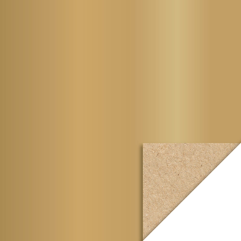 Wrapping Paper Plain 70 Cm X 2 M Roll Gold Metallic 